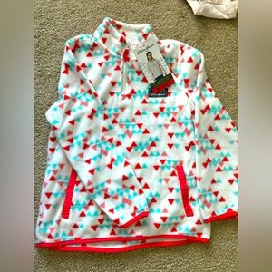 Girls Eddie Bauer quarter zip fleece.